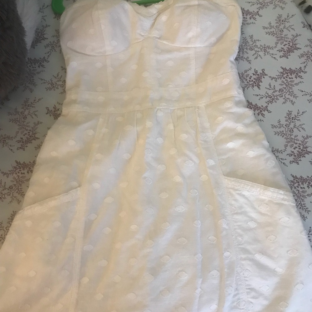 Strapless White Dress Size 0